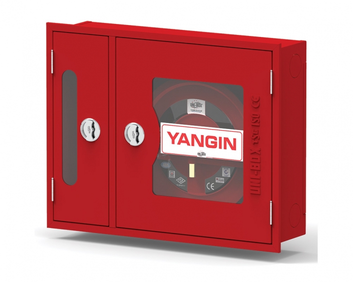 UB-23 TÜP BÖLMELİ SIVA ALTI YATAY TİP CAM KAPAKLI UB-23 TÜP BÖLMELİ SIVA ALTI YATAY TİP CAM KAPAKLI, tüp bölmeli yangın dolabı, sıva altı yangın dolabı, sac kapaklı yangın dolabı